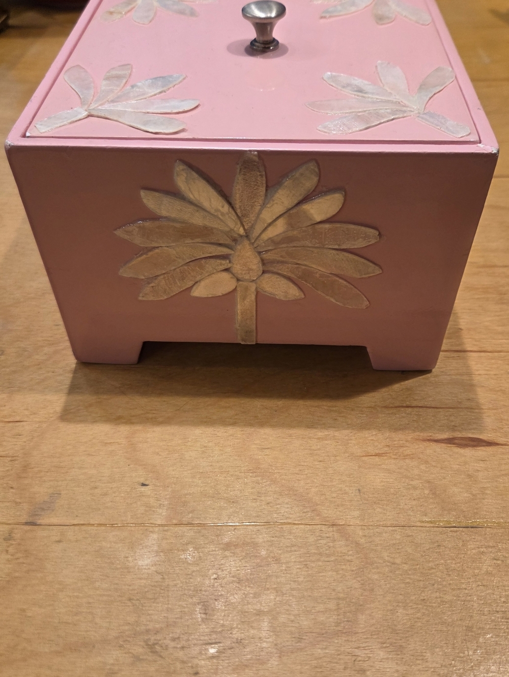 Pink Decorative Box with Ceramic 'Love' Figurine - Picture 5 of 7